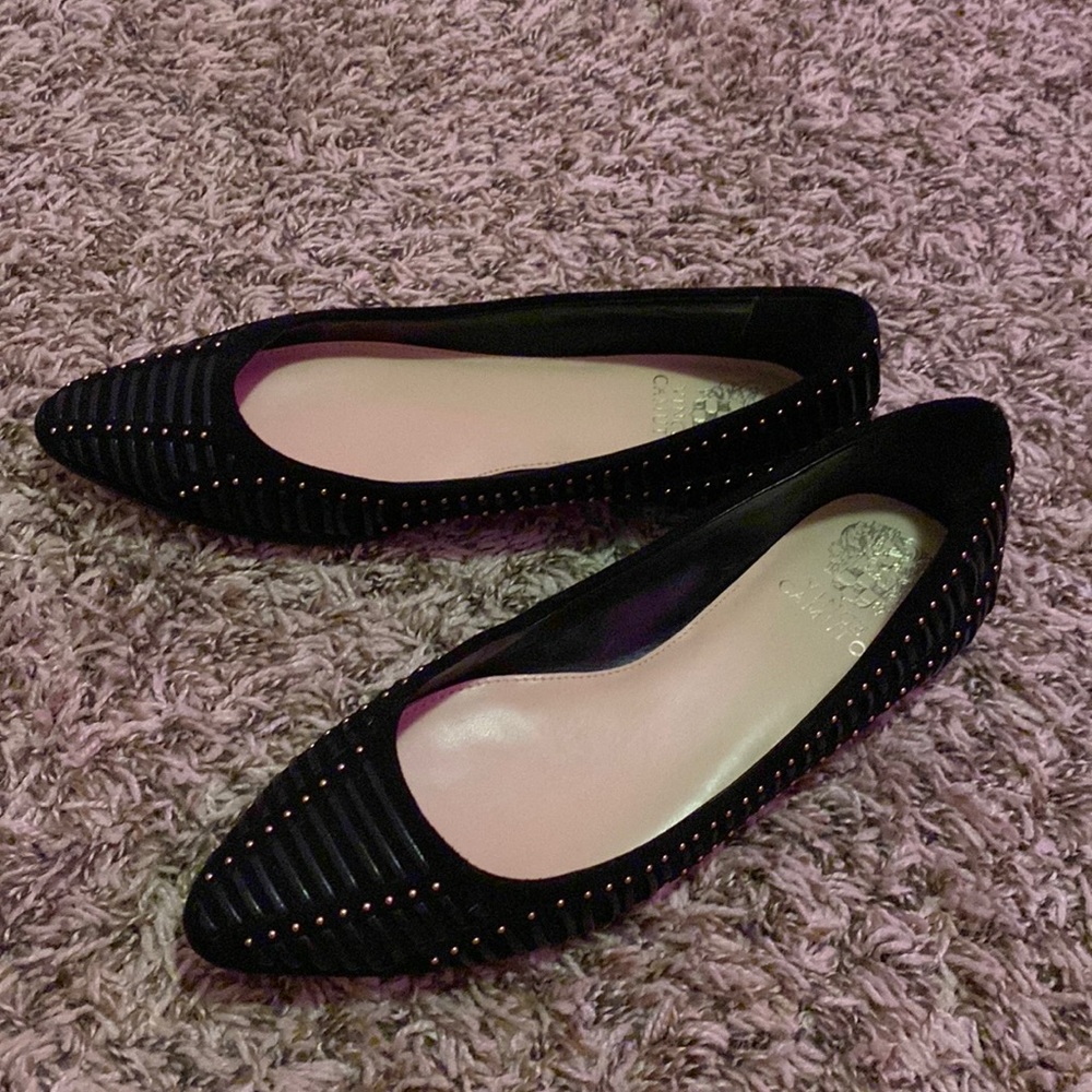 black vince camuto flats